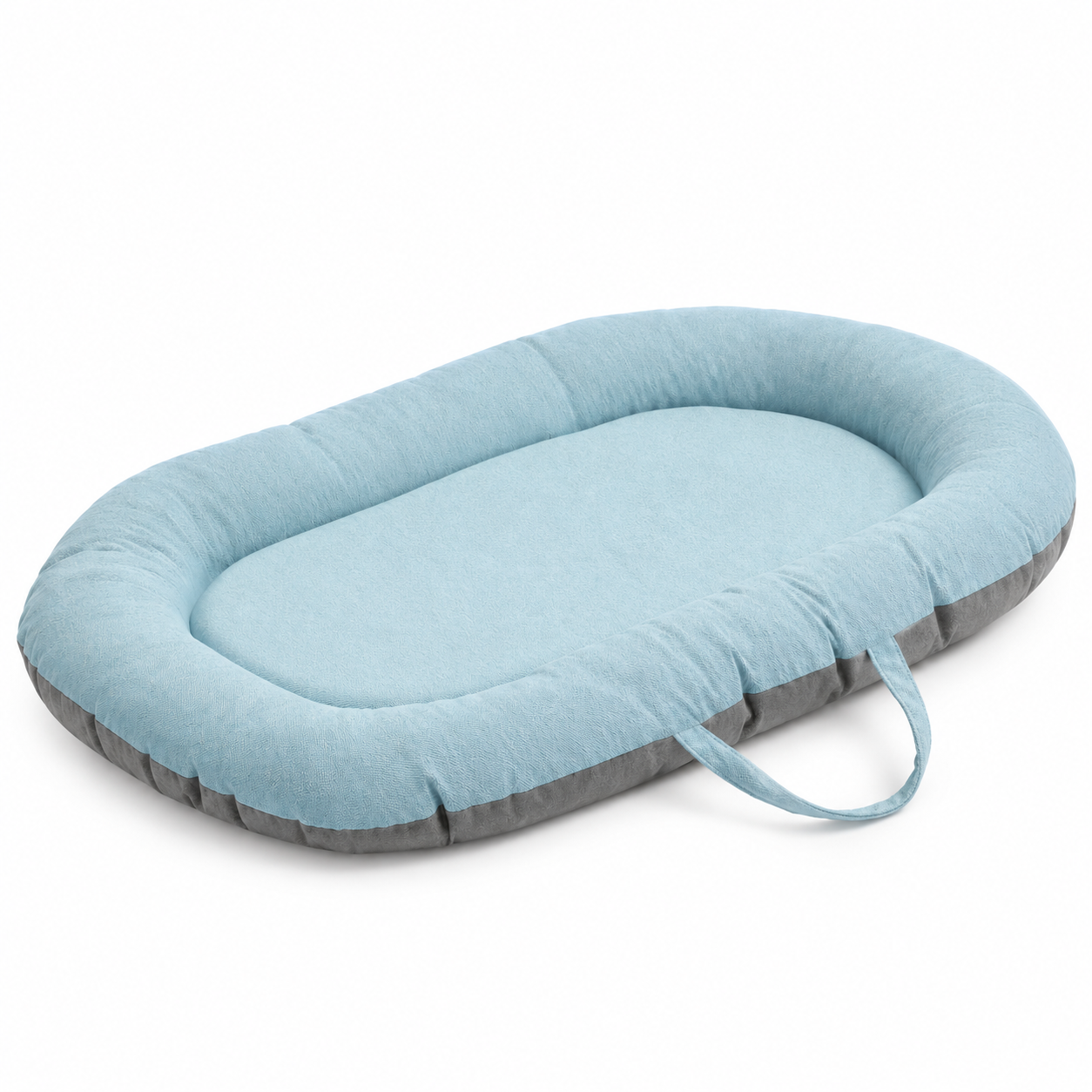 Baby Sleeping Pod -Alison Twill Blue