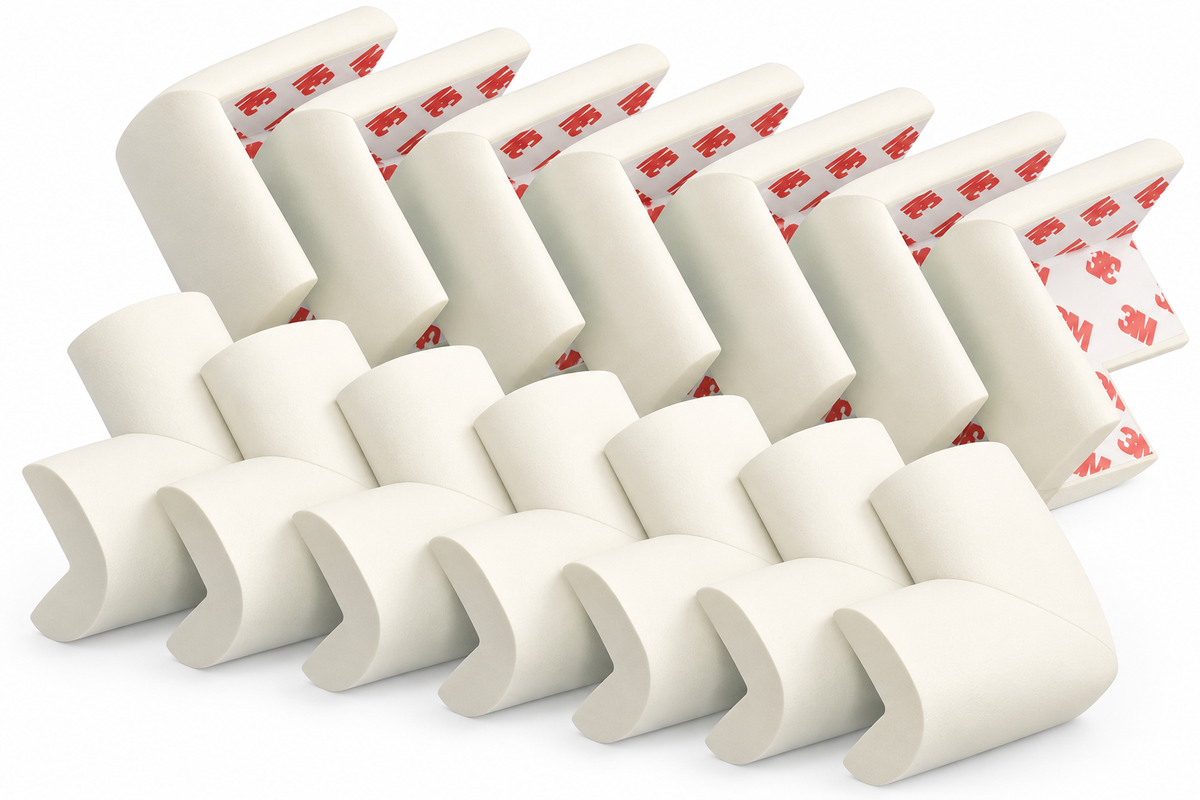 Corner Guards (Soft Foam, 12-Pack)