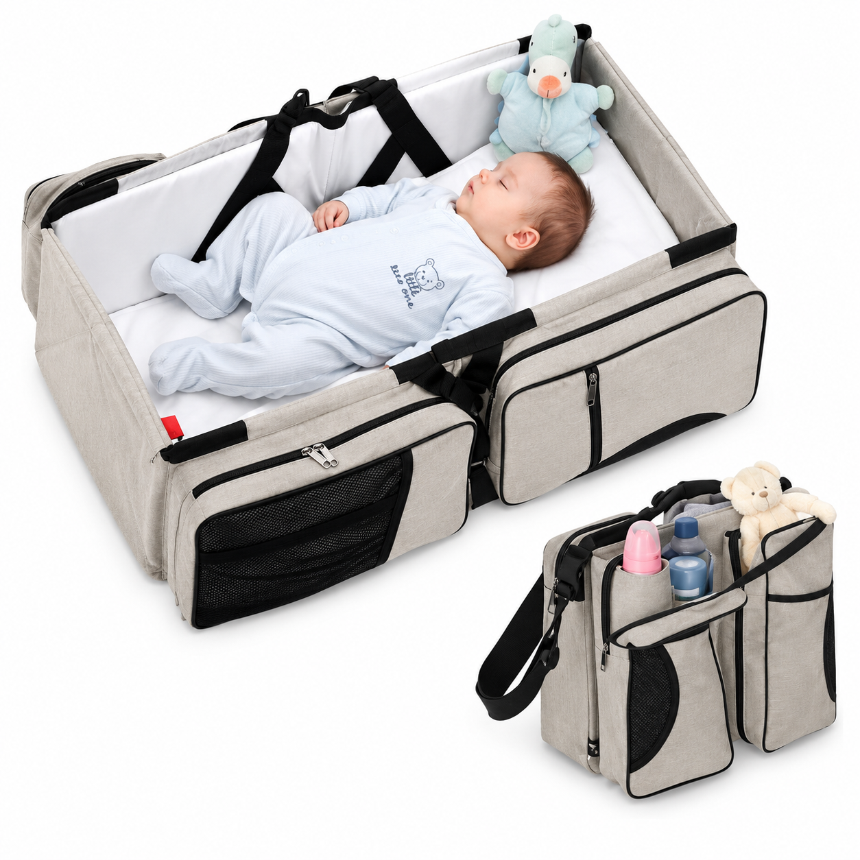 Portable Baby Travel Cot (Foldable)