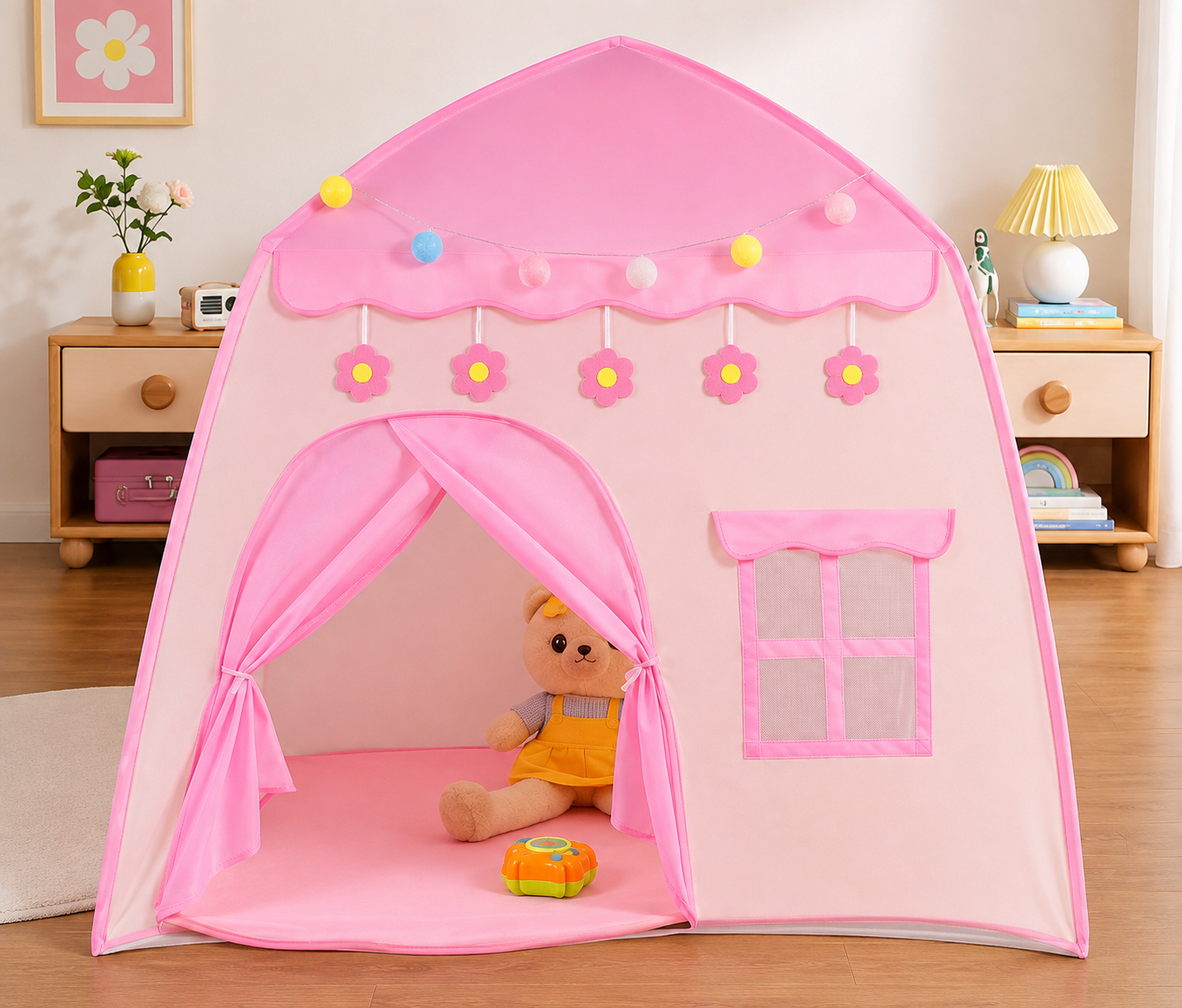 Children's Tent, Indoor Princess Girls Playhouse Tent