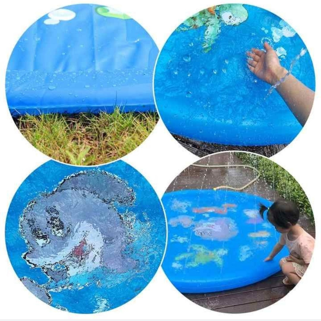 Spray and Splash Kids Outdoor Garden Sprinkle Mat Water Toy - 1.72m
